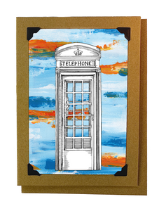 Telephone Box Artwork Card