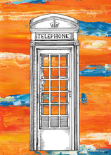 Load image into Gallery viewer, Telephone Box Print
