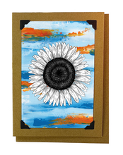 Load image into Gallery viewer, Sunflower Artwork Card
