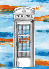 Load image into Gallery viewer, Telephone Box Print
