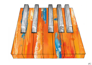 Piano Keyboard Print