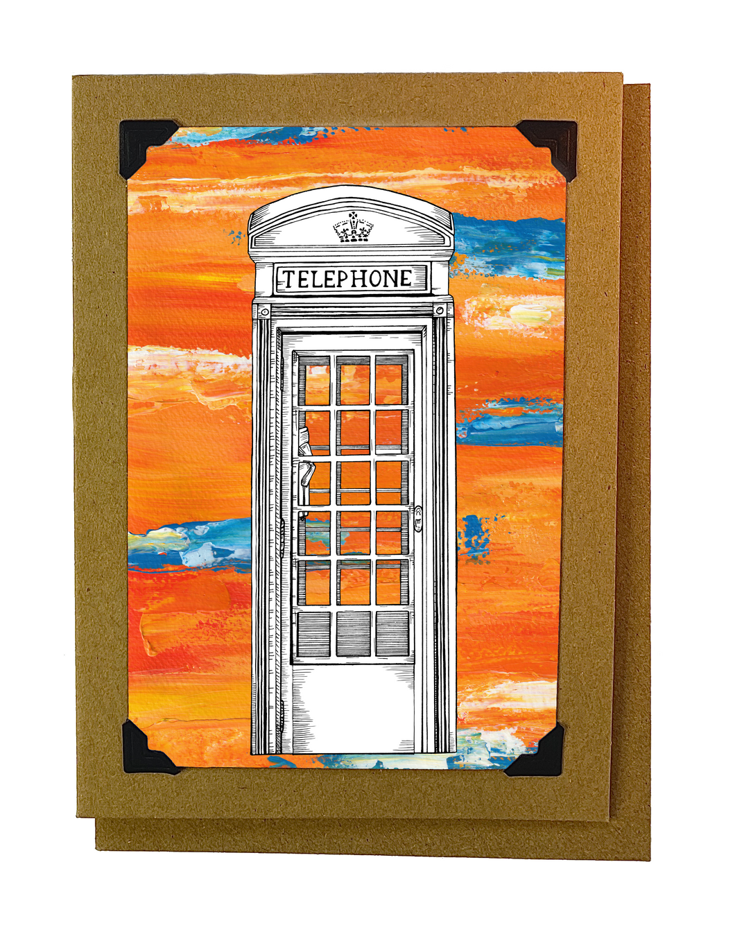 Telephone Box Artwork Card