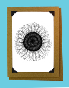 Sunflower Artwork Card