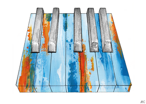 Piano Keyboard Print