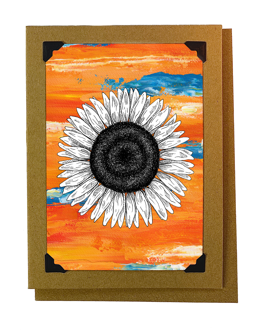 Sunflower Artwork Card