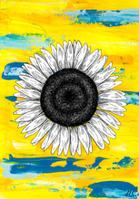 Load image into Gallery viewer, Sunflower of Peace Print
