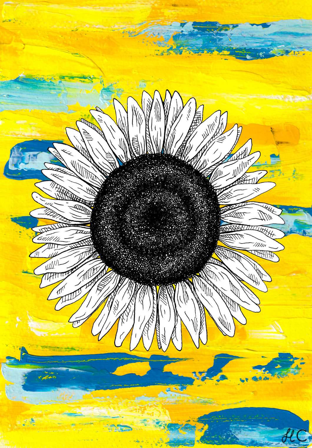 Sunflower of Peace Print