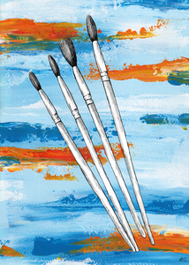 Paint Brushes Print