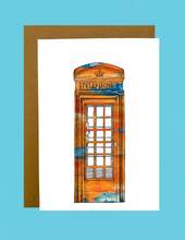 Load image into Gallery viewer, Telephone Box Card
