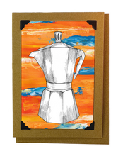 Load image into Gallery viewer, Coffee Pot Artwork Card
