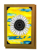 Load image into Gallery viewer, Sunflower of Peace Charity Artwork Card
