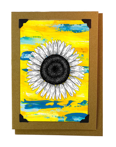 Sunflower of Peace Charity Artwork Card