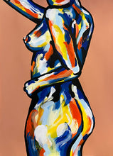 Load image into Gallery viewer, Reach, Female Nude Original Painting - Blush
