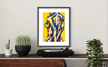 Load image into Gallery viewer, Cross, Female Nude Original Painting - Yellow
